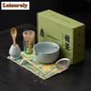 Juge Matcha Eight-piece Set Tools Tea Accessories Ceramic Bowl Whisk Stand Hundred Book Powder Sieve Net Drinkware Accessories