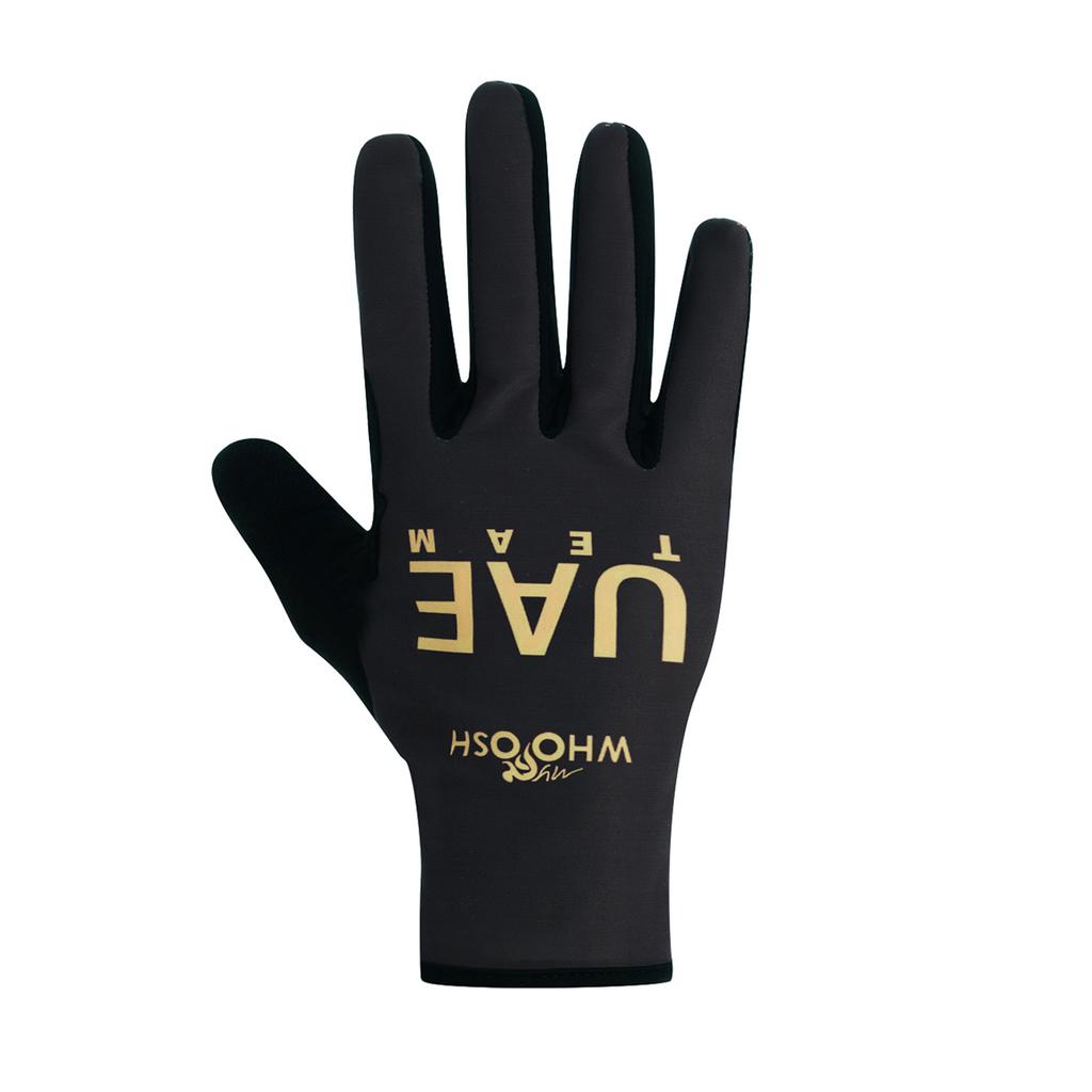 Fluor Yellow 2026 UAE Sports Cycling Gloves Full Finger Men Road Bike Gloves Running Fitness Warmth Gym Riding Bicycle Gloves