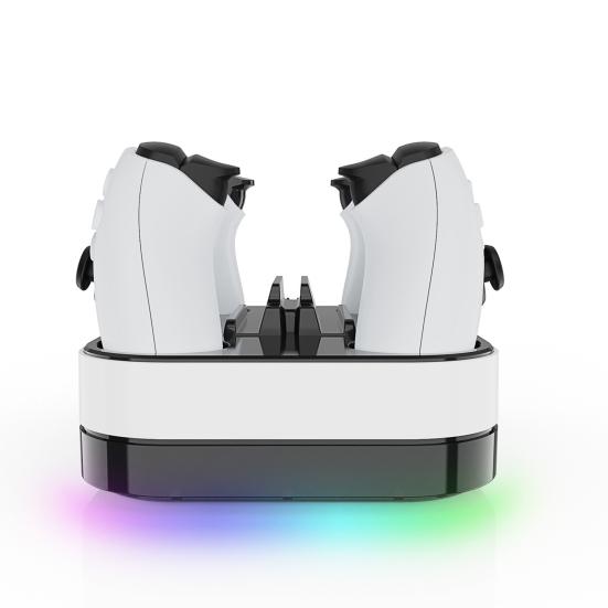 Charging Stand for PS Portal Remote Player Portable Charge Dock Station with RGB Light Modes Charge Base Holder Accessories for PS5 Portal Console
