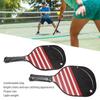 2Pcs Pickleball Paddles Durable Wood PP Comfortable Grip Light Weight Pickleball Set with 4 Balls for Outdoor Home