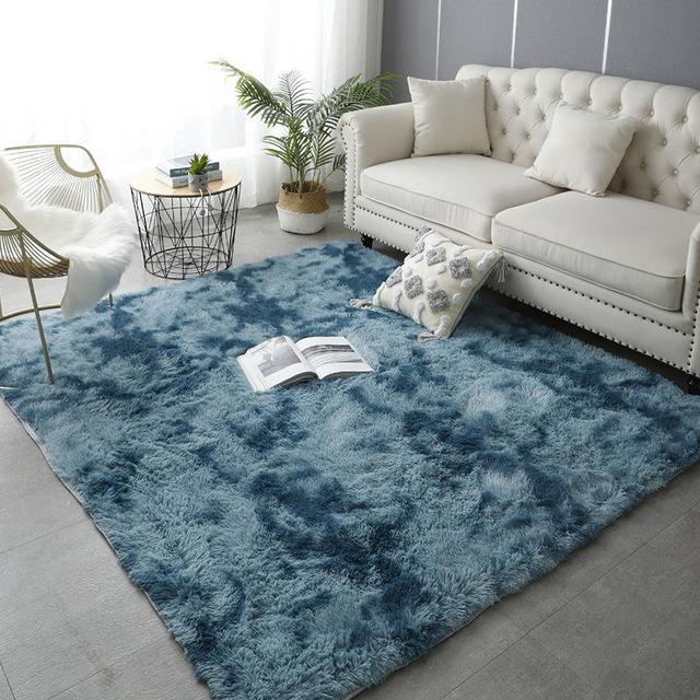 Luxurious Living Room Fluffy Carpet Nordic Soft Thickening Home Decor Carpets Bedroom Bedside Children 'S Room Non -Slip Floor Mat