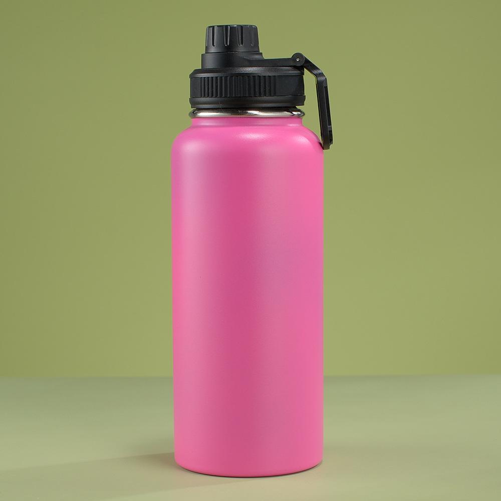 Large Capacity 304 Stainless Steel Insulated Water Bottle with Rope - Portable for Outdoor Sports