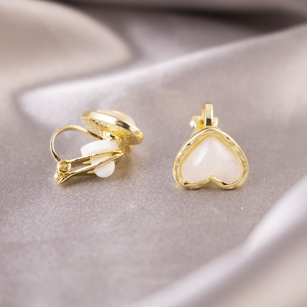 Versatile Light Luxury Ear Clips Without Pierced Ears Daily High-end Triangular Ear Clips Versatile Women's Earrings