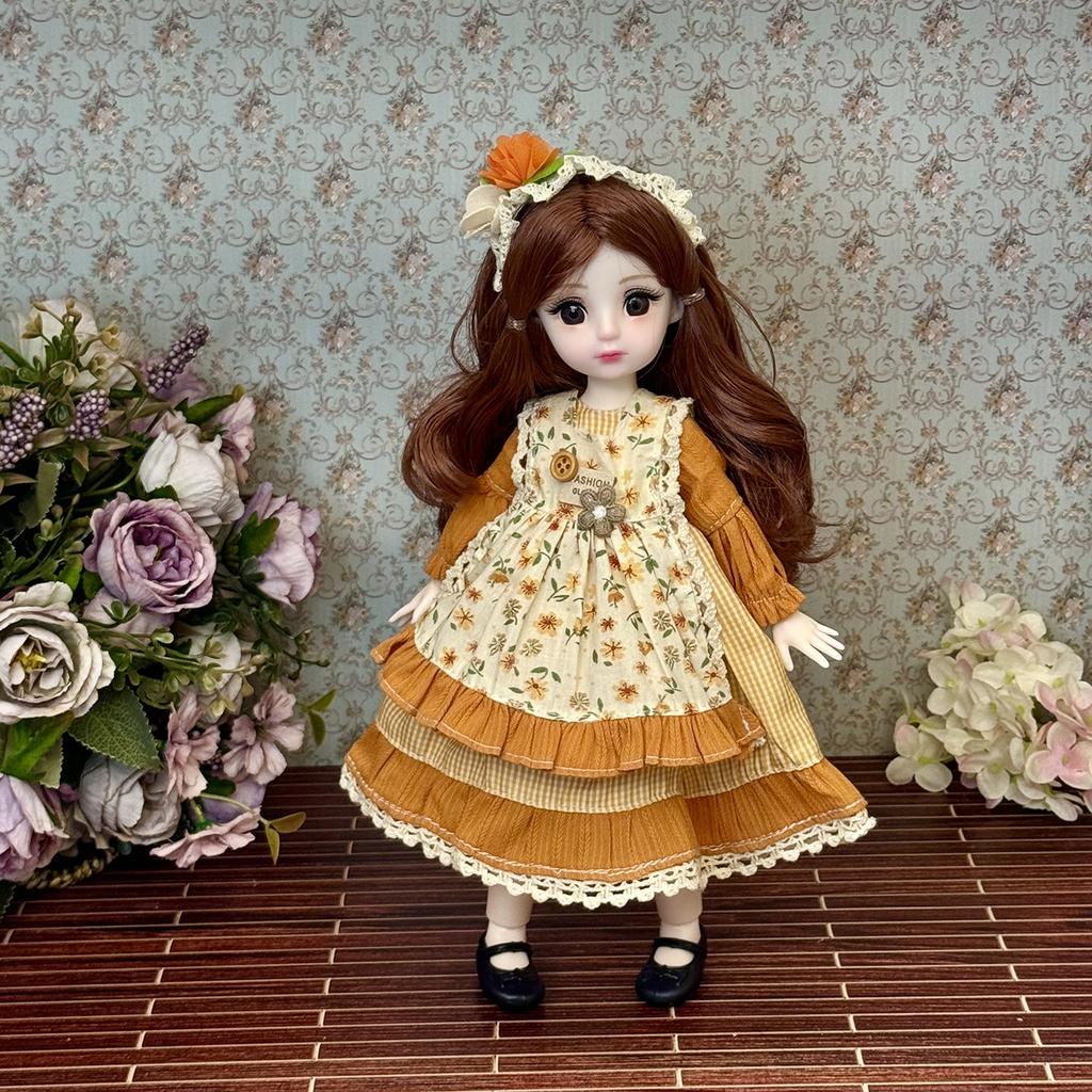 High Yan Value 30cm Doll Set Of Naked Doll 6 Points Bjd Dress-up Girl's Family Children's Birthday Gift