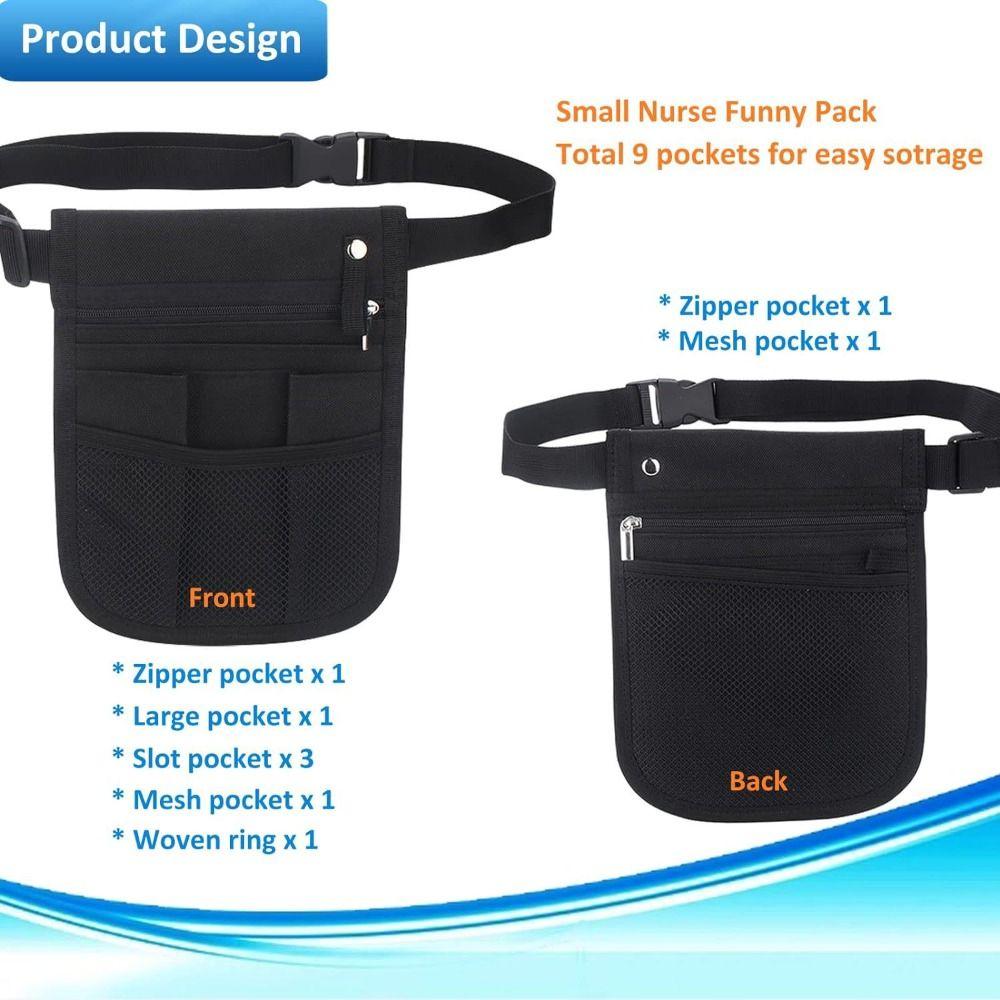 Large Capacity Nurse Organizer Belt Adjustable Pets Accessories Bag Nurse Essentials