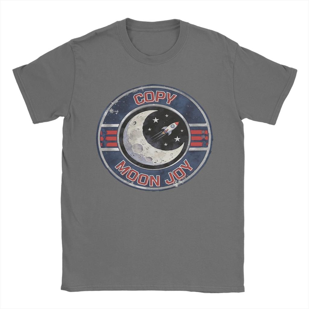 Copy Moon Joy Artemis II Vintage Space Unisex T Shirts Funny Tee Shirt Short Sleeve Round Collar TShirts Cotton Unique Clothing