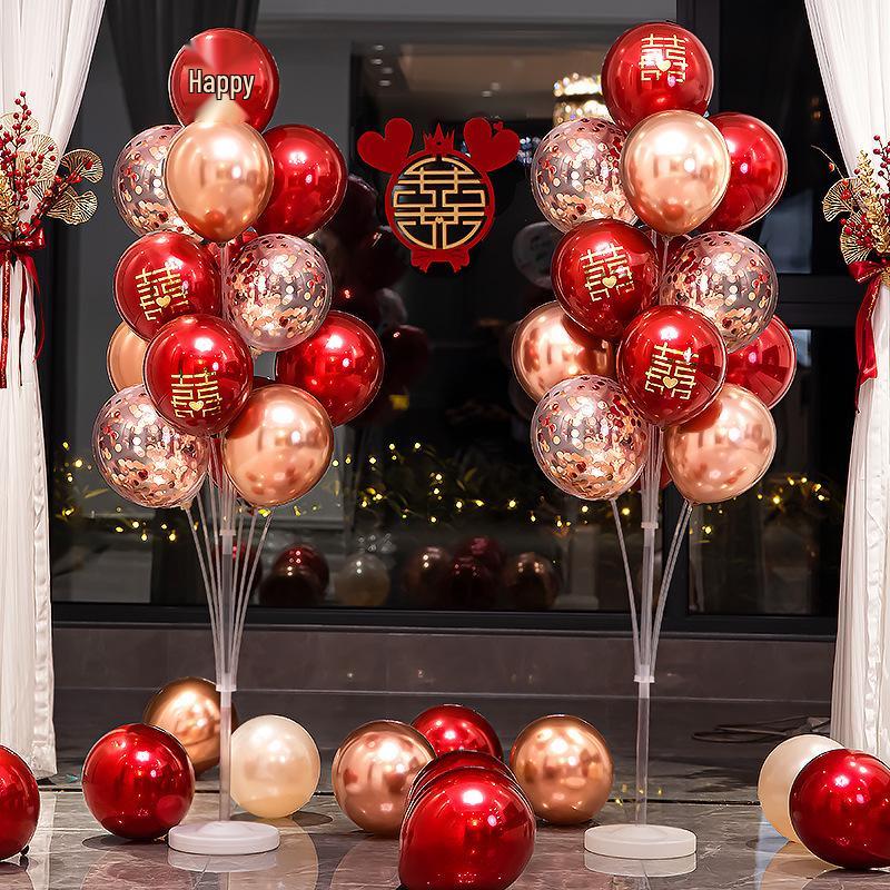 Wedding Balloons: Romantic Aisle Stand & Table Decoration Set