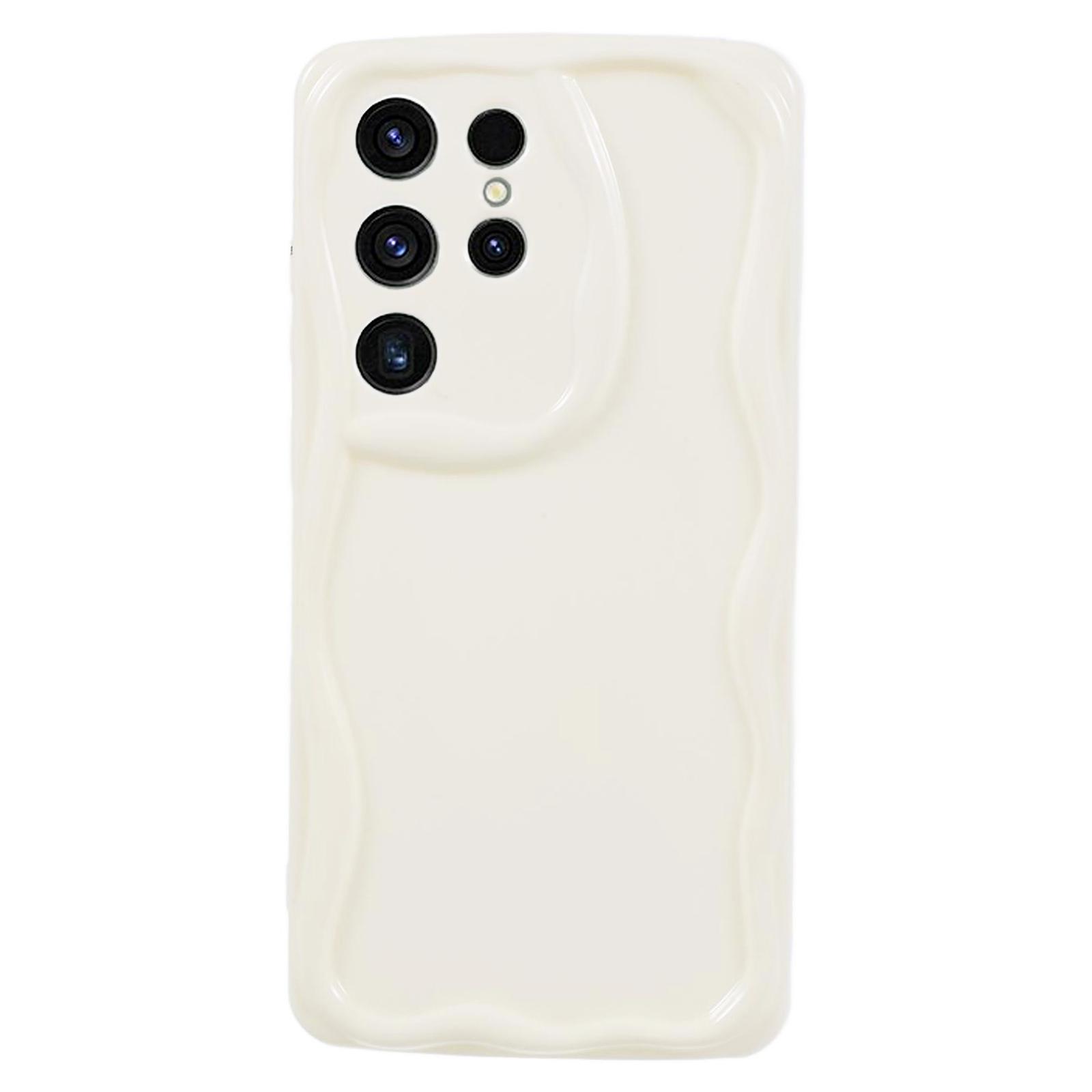 

YX Series For Samsung Galaxy S22 Ultra 5G Case Precise Cutout Drop-proof TPU Phone Back Protector White