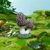 Cute Mini Resin Mushroom Shaped Figure Ornament Decor Statue Waterproof Miniature Gift Patio Bonsai Dollhouse Fairy Garden Lawn