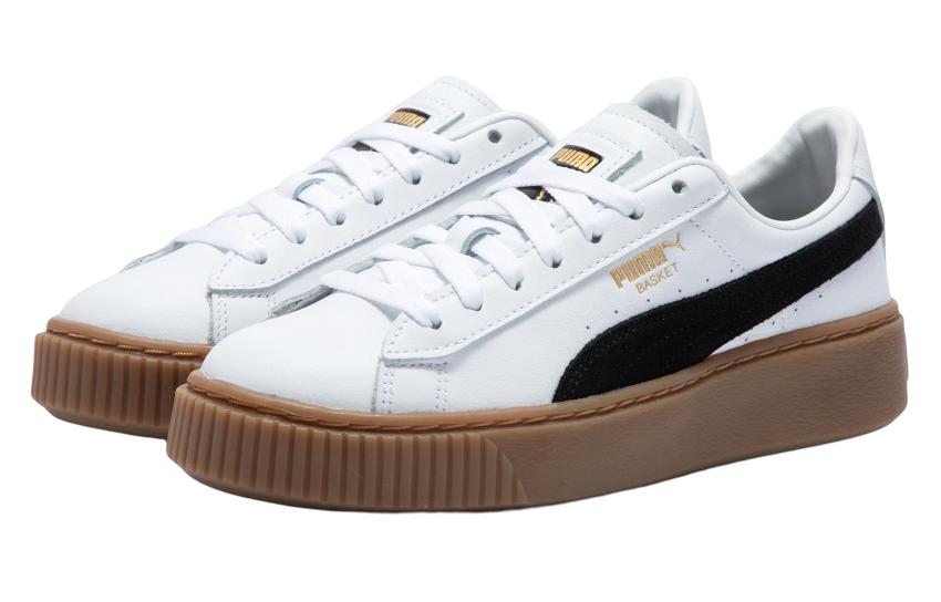 PUMA Basket Platform L 'White' Women's 394369-01