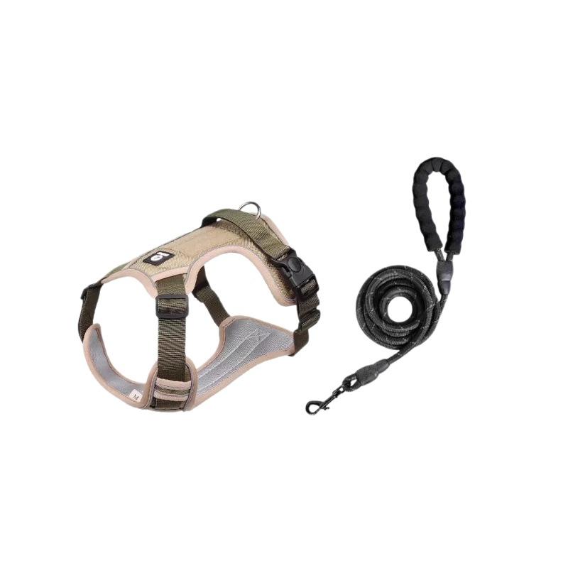 Große Hundeleine, Explosionssicheres Spülweste-Typ Brust- und Rückengeschirr, Mittlere und Große Hundespazierleine, Hundekette
