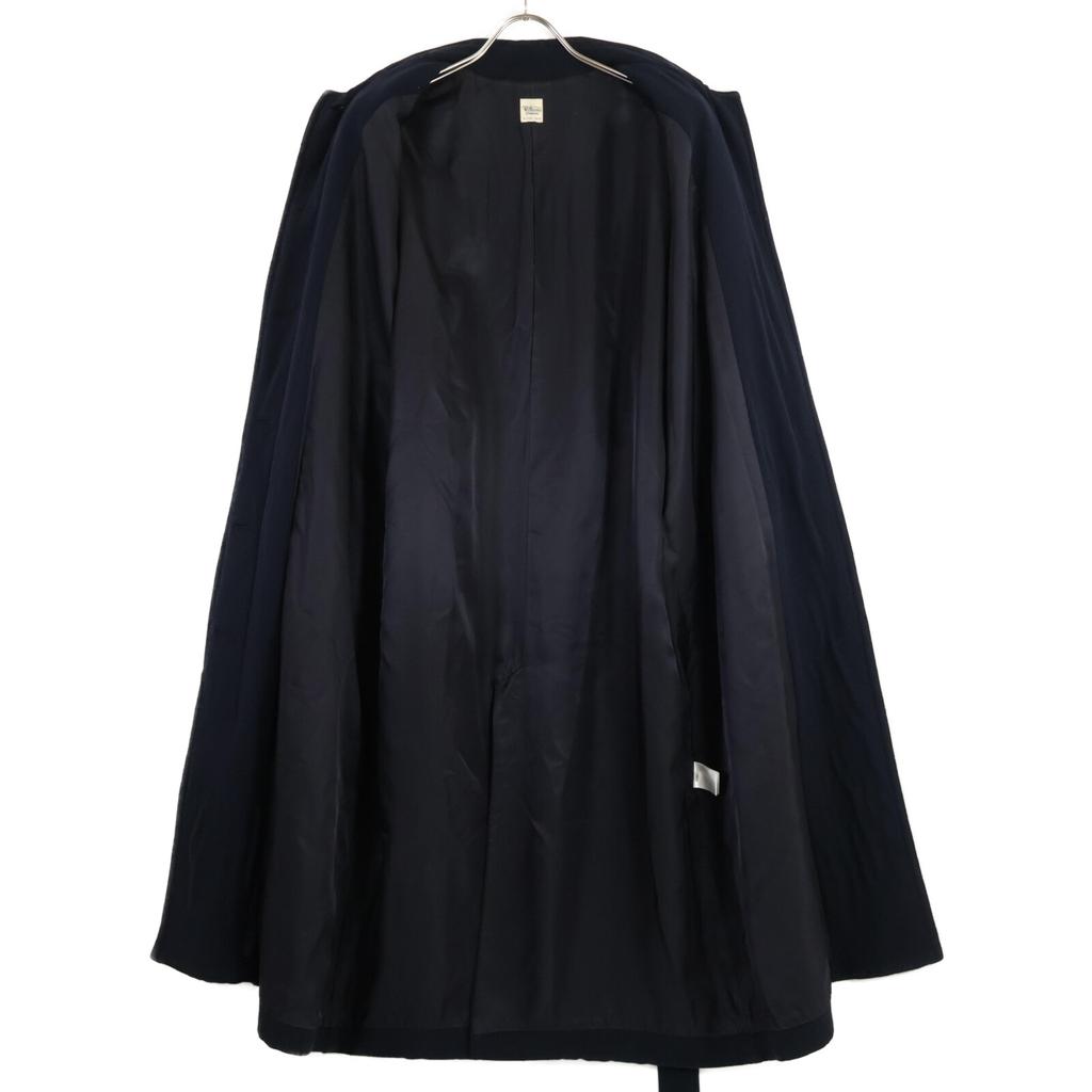 Ron Herman Navy Belted Soutien Collar Coat Coat XS NavyUsed