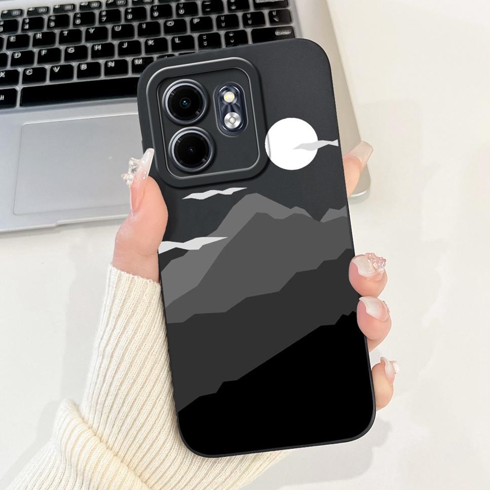 2024 For Infinix Hot 50i Case HoT50i Shock Proof Black Silicone Soft Phone Case For Infinix Hot 50i 50 i X6531 Back Cover Fundas