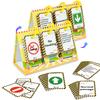 72 Road Signs, Children'S Desktop Education Cards, Graphic And English Parent-Child Interactive Three-Dimensional Cards
