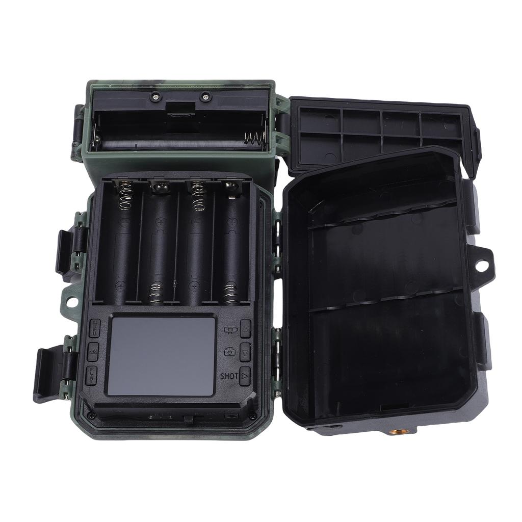 Trail Camera with Solar Panel 50MP 4K High Definition Night Visible 120 degrees  Wide Angle 65ft Detection for Outdoors