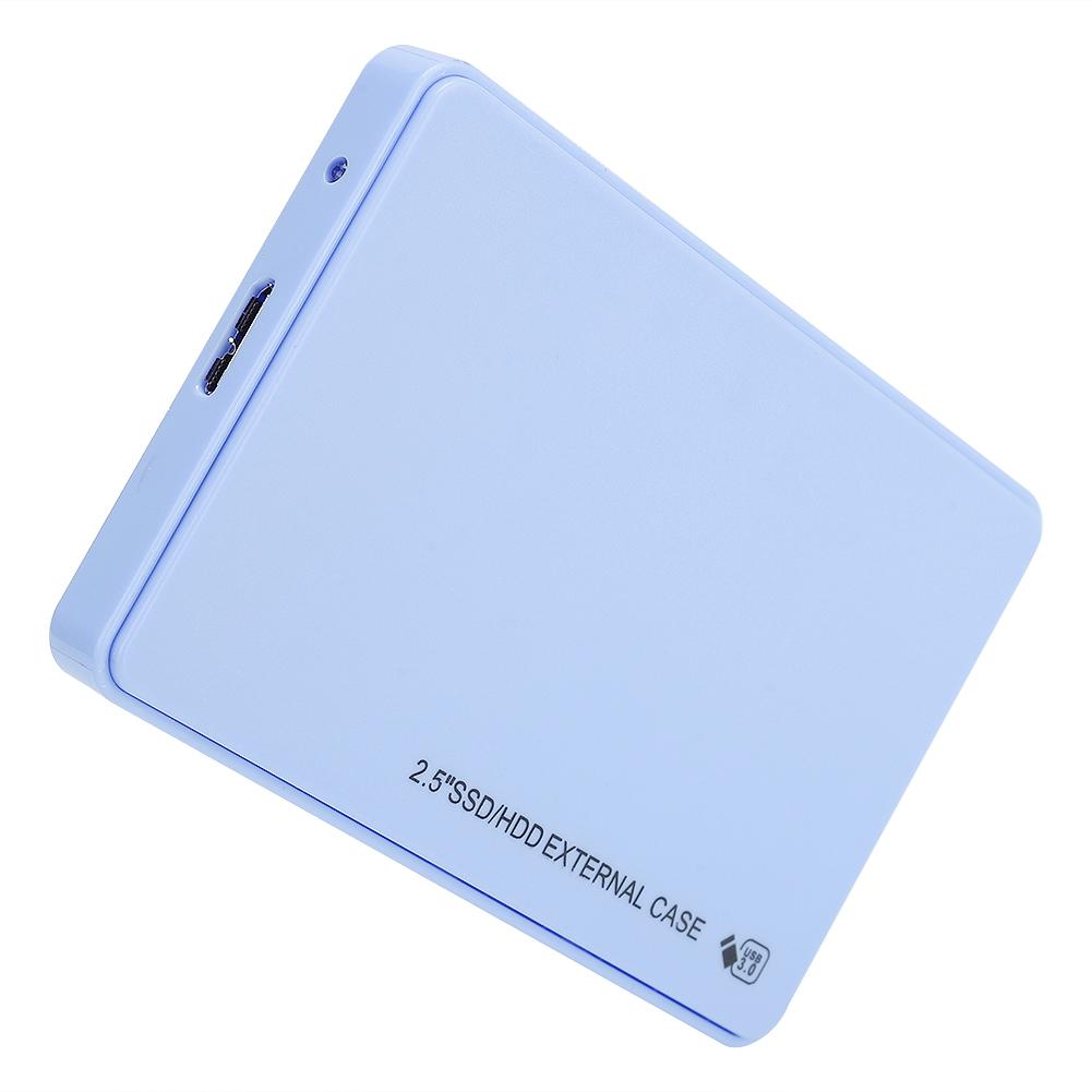 

2,5-дюймовый мобильный жесткий диск Внешний корпус ABS 5 Гбит/с Передача HDD Бокс USB3.0 SATA Черный (Не включено синий