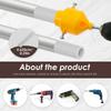PVC Thread Maker Tool Efficient Pipe Threader Plumbing Tool Reusable Plastic Pipe Threader with 3 Dies Plumbing Round Die Water
