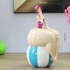 Nordic Plump Beauty Female Figurines Sculpture Ornaments Home Living Room Desk Fat Girl Statue Resin Decoration Accessories