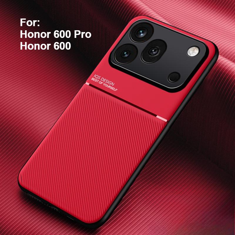 For Honor 600 600 Pro Case Luxury Skin-Friendly Leather Magnetic Ultra-thin Cover For Honor 600 Pro Shockproof Bumper Funda