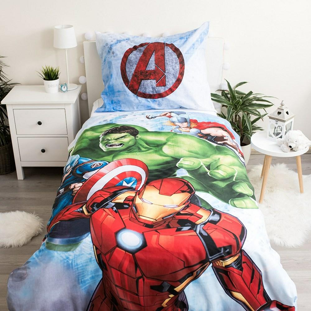 Bettwäsche 140X200 Avengers Helden Captain America Kissenbezug 70X90