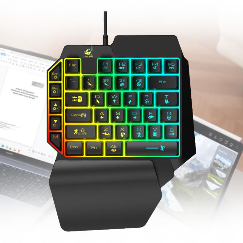 Rgb Gaming Keyboard Set With Macro Recording Features For Ultimate Gaming Performance