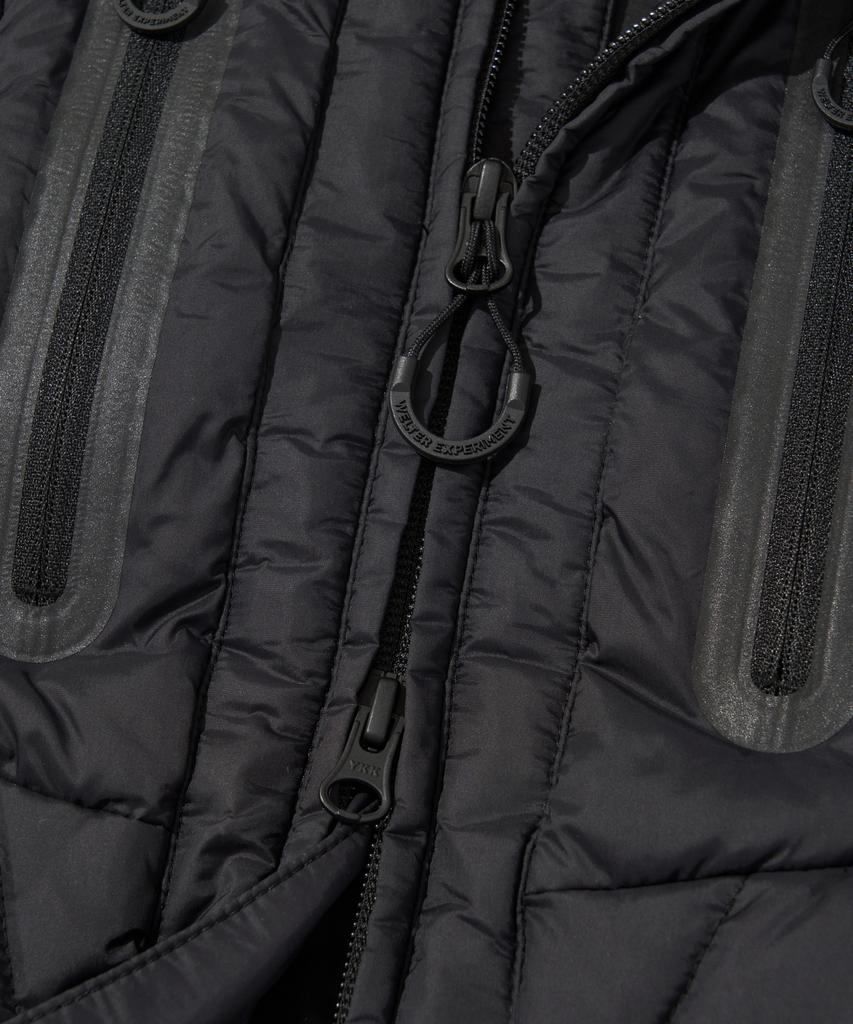 Welter Experiment Shield Down Hood Vest_Black_Wol047