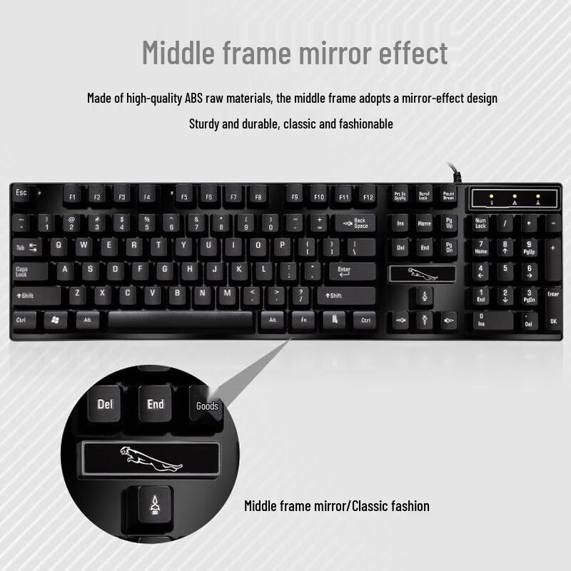 Zhuiguangbao Q17 Wired USB Keyboard Mouse Combo