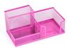 Leviatan Pink Metal Organiser With Compartments