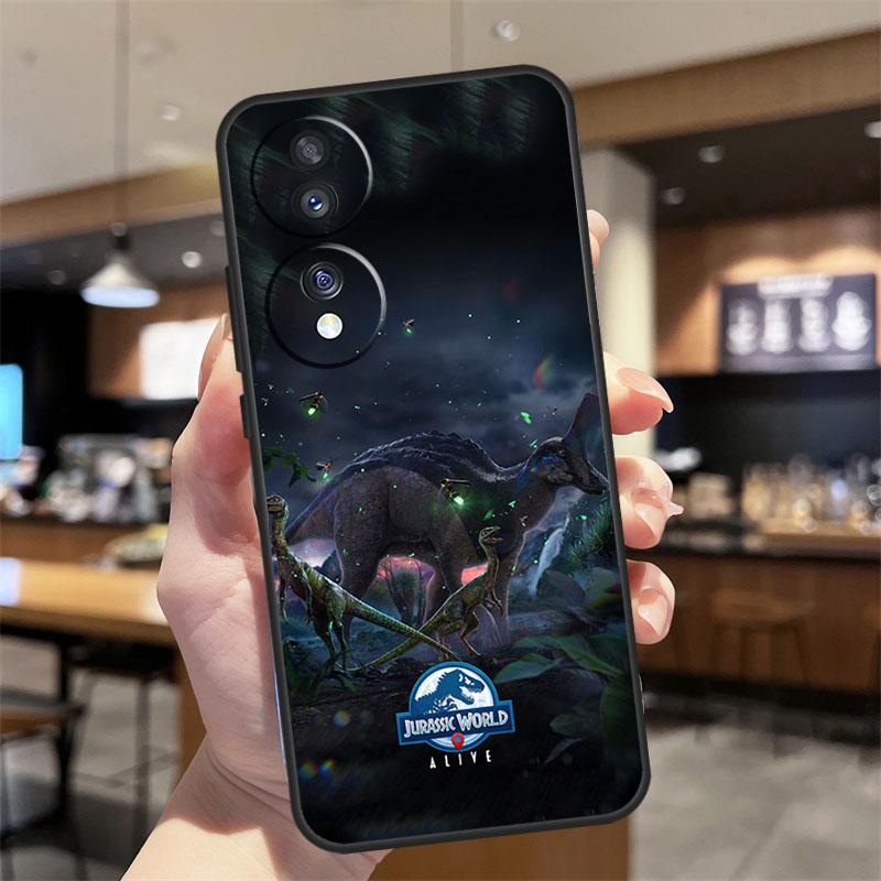 Jurassic Park Dinosaur World Cover For Huawei P30 P50 Pro P20 P40 Lite P Smart 2019 Nova 5T Honor X9a 50 70 X7 X8 Case
