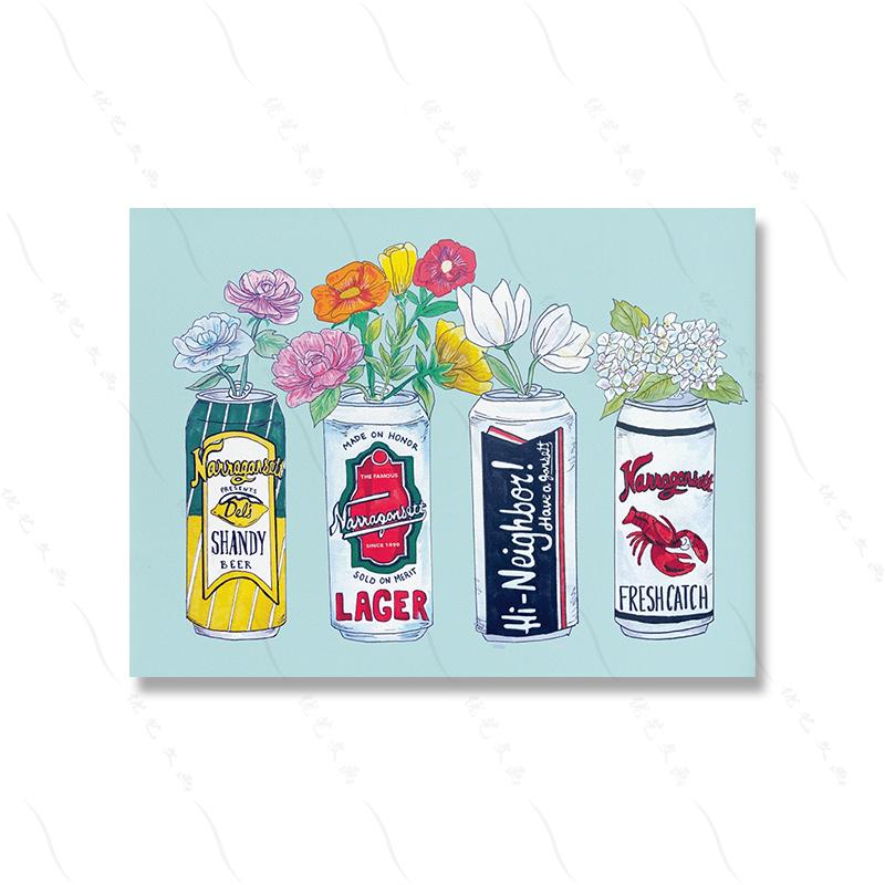 Campari Illustrated Italian Wall Art Print Gator Aperol Sprtiz Poster Sparkling Water Butterfly Wall Picture Cuadros Decorativos