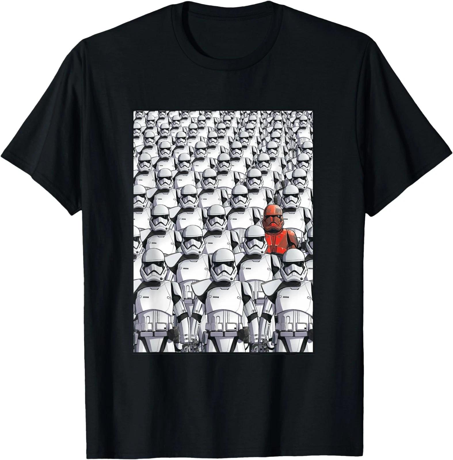 Star Wars The Clone Wars Stormtrooper Red Commander T-Shirt 3XL