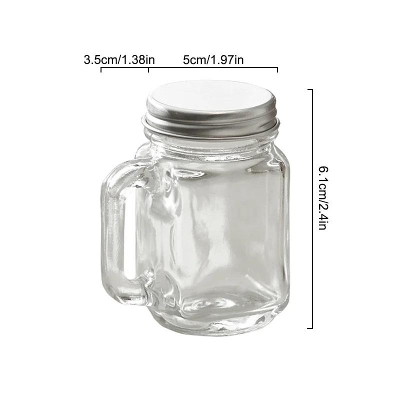 35ml Mini Coffee Concentrate Sub-bottling Sealed Jar Small Sample Glass Bottle Wine Cup Milk Honey Storage Jar Coffee Tool