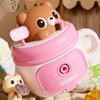 Simulated Money Organizer Jar Animal Design Money Storage Pot Bear Water Cup Storage Tank  Kid Toy