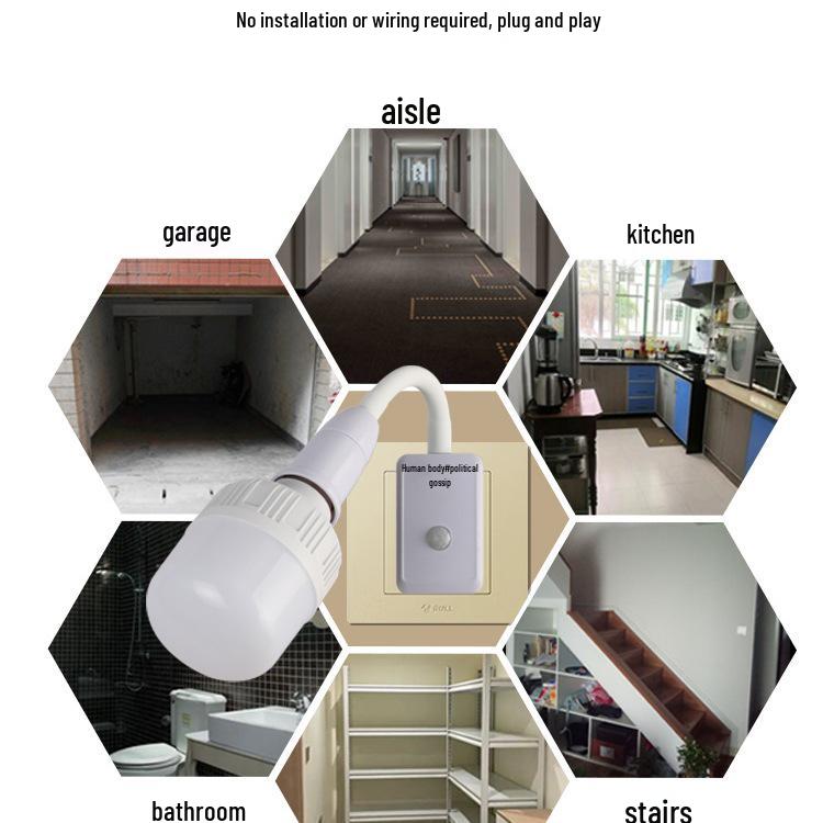 Motion Sensor LED Staircase Light - Wireless Installation for Home or Building Entrances