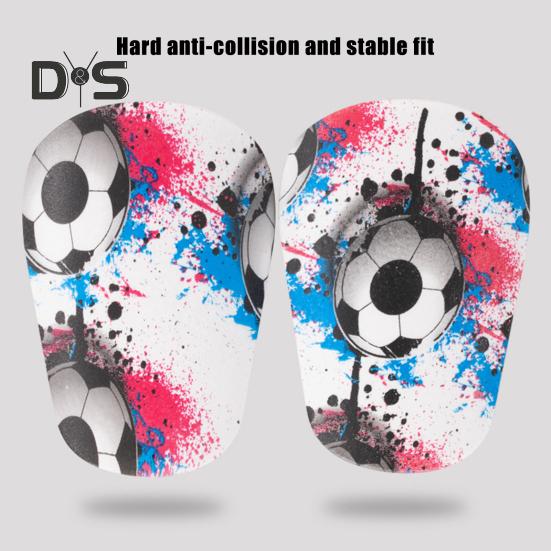 1 Pair Football Shin Pads Shock Absorption Mini Shin Guards Lightweight Protective Shin Guards for Soccer Training Games Gift for Football Enthusiasts