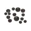 100Pcs Wooden Buttons Unique Design Natural   Sturdy Safe Convenient Round Wood Button