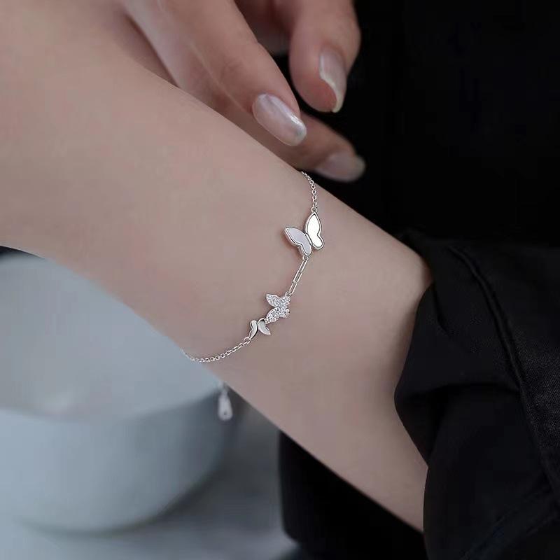 

Браслет-бабочка женский S999 чистое серебро светлая роскошь Minority Sense Fine Sterling Silver