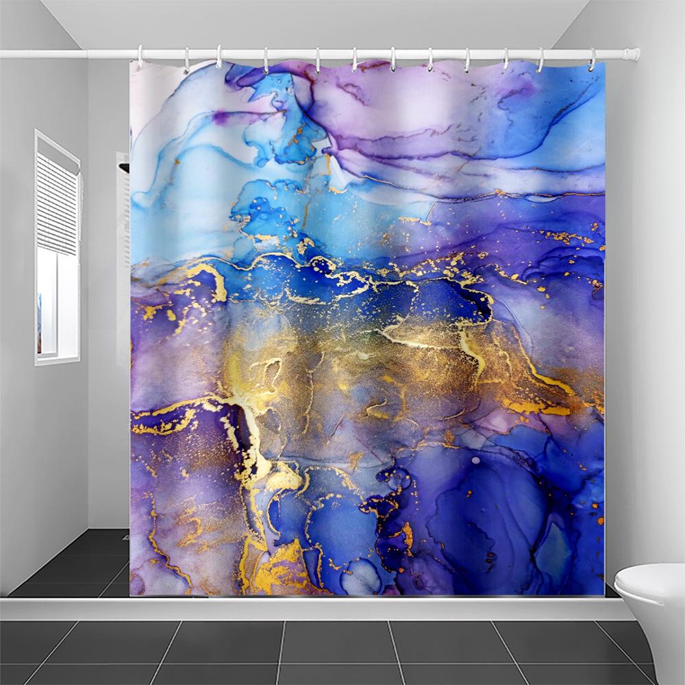 

JINRUN утолщенная водонепроницаемая занавеска для ванной комнаты, устойчивая к плесени, занавеска для душа, занавеска для душевой перегородки, занавеска для душа, занавеска для ванной комнаты, бесплатная перфорация 90*180cm