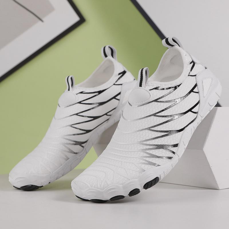 

2024 водные виды спорта унисекс, женская уличная пляжная обувь для бега, кроссовки для бега, мужские кроссовки, обувь для йоги, пляжная обувь для пар 38 белый