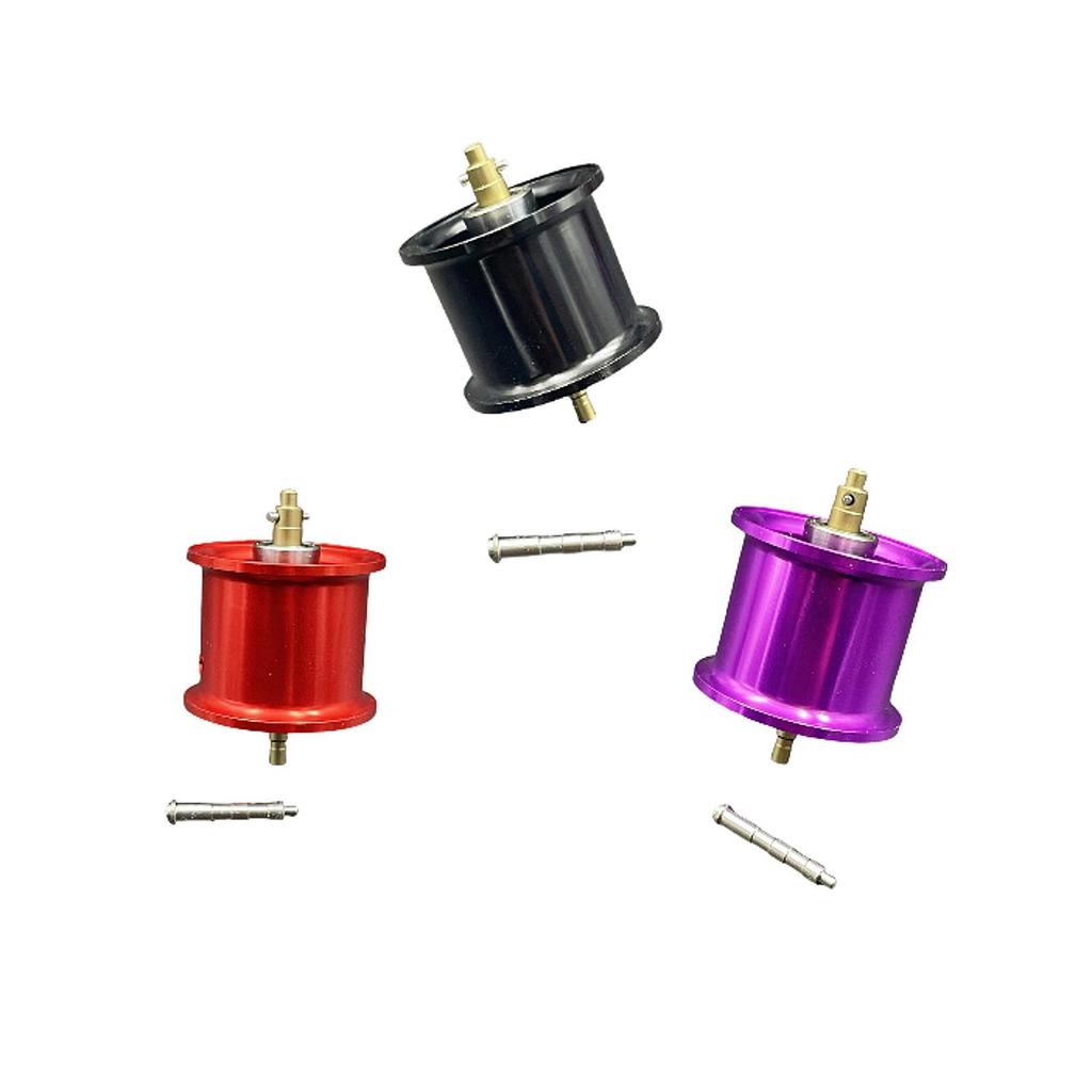 Fishing Reel Spool Aluminum Alloy DIY Baitcasting Reel Refit Spool Part Fishing Tool for Flying Fishing