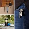 Metal Survival Whistle for Outdoor Aluminum Alloy Keychain Whistle Pendant Decibel Emergency Survival Whistle 1PCS