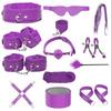 BDSM Sex Restraining Toys Set for Couples 10 Pcs Set  Bondageromance Kit Sex Straps Handcuffs and Restraints