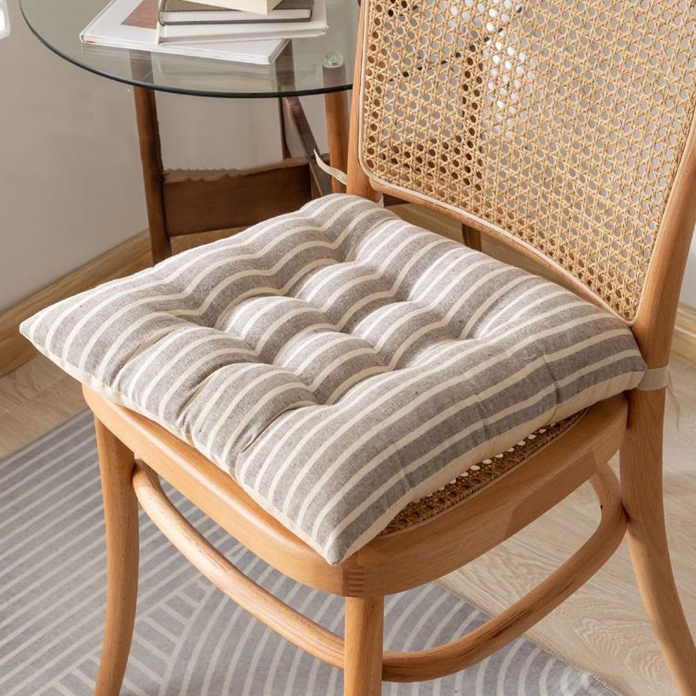 Square Chair Cushion Soft PP Cotton Filling Patio Seat Back Cushion Dining Chairs Pad Autumn Winter Office Chair Accessories