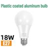 High-Brightness Energy-Saving LED Bulb for Indoor and Street Stall Lighting, E27/E14 Compatible, Plastic-Clad Aluminum