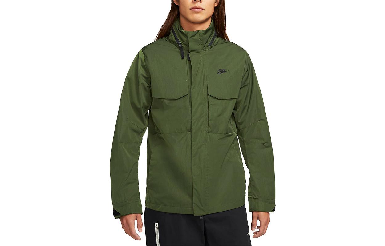 Nike Jackets Men s Green Hooded Moderate Other DC6771-326 M