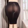 Silky, Hip-Hugging See-Through Half Skirt for Women