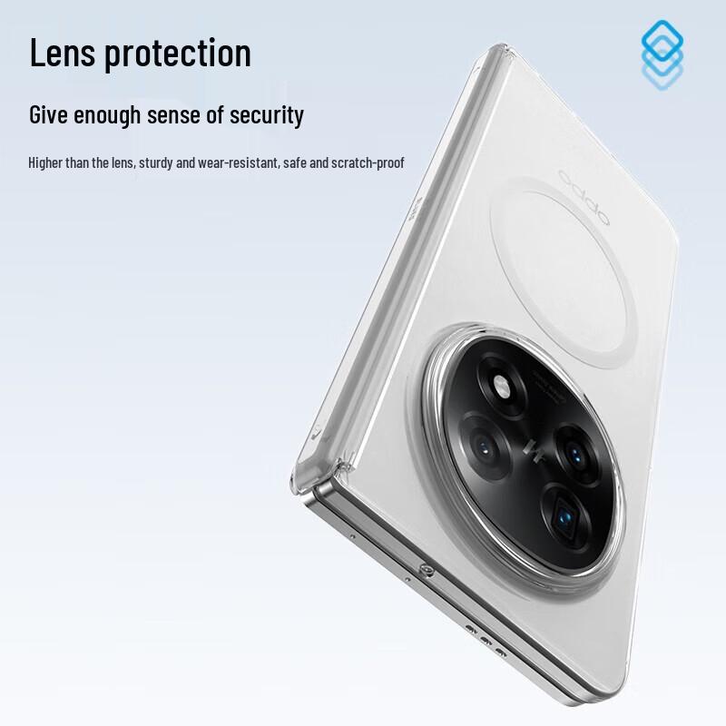 OPPO Find N5 Clear Magnetic Shockproof Phone Case