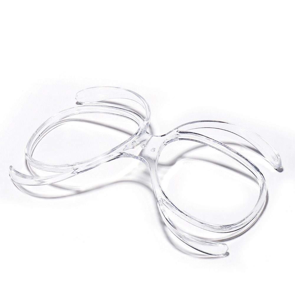 Portable Transparent Ski Goggles Butterfly Clip PC Optical Adaptor Myopia Frame Insert Durable Myopia Glasses Frames