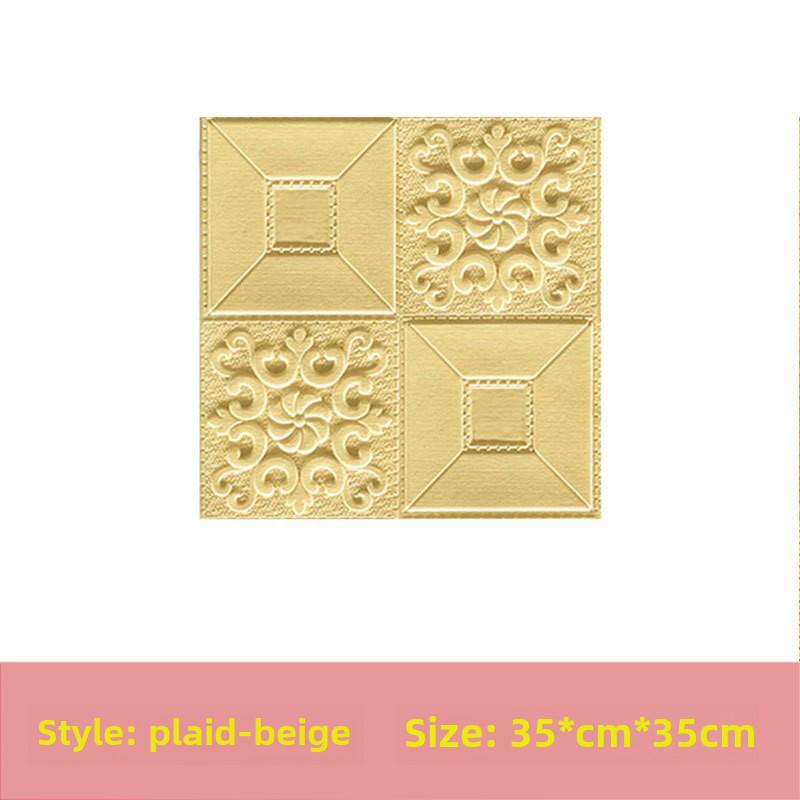 3D XPE Foam Self-Adhesive Brick Wall Stickers, 30x30cm, Small Size