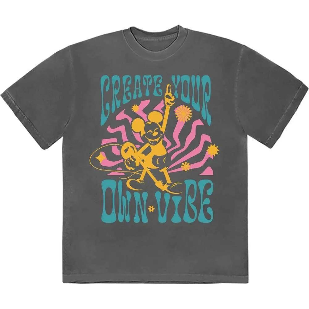 Disney Mickey Mouse Create Vibe T-Shirt Grey New 46 RU / S